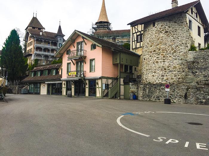Hotel Schlosspintli Spiez Eksteriør bilde